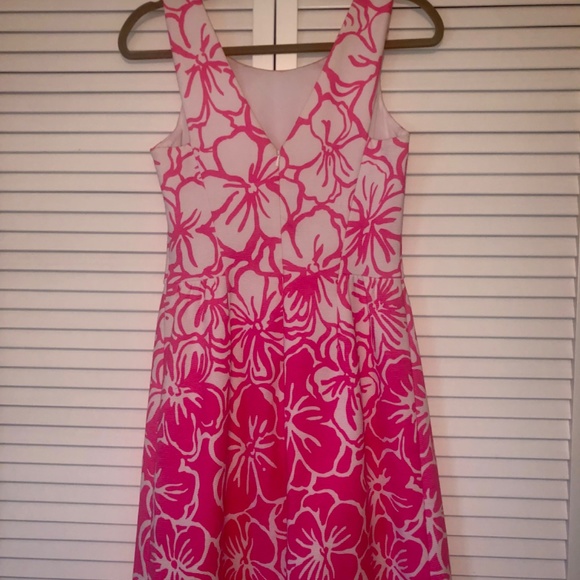 Lilly Pulitzer - Pink and White Flower Dress - Picture 2 of 4